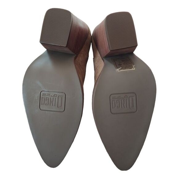 NWT Dingo Tan Suede Flannie Country Western Pointy Toe Boots - Picture 10 of 11